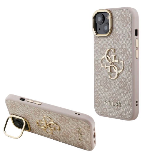 [GUHCP13MPCS4GP4P] GUESS CARCASA 4G SOPORTE CAMARA IPHONE 13 ROSA