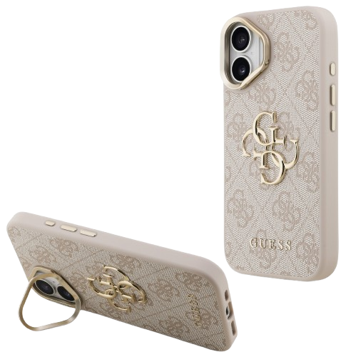 [GUHCP17SPCS4GP4P] GUESS CARCASA 4G SOPORTE CAMARA IPHONE 17 ROSA