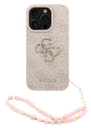GUESS CARCASA 4G STRAP IPHONE 13 PRO MAX ROSA