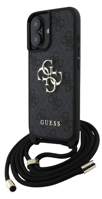[GUHCP16SP4GMGCRK] GUESS CARCASA CROSSBODY STRAP 4G IPHONE 16 GRIS
