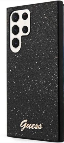 GUESS CARCASA GLITTER FLAKES SAMSUNG S23+ NEGRO