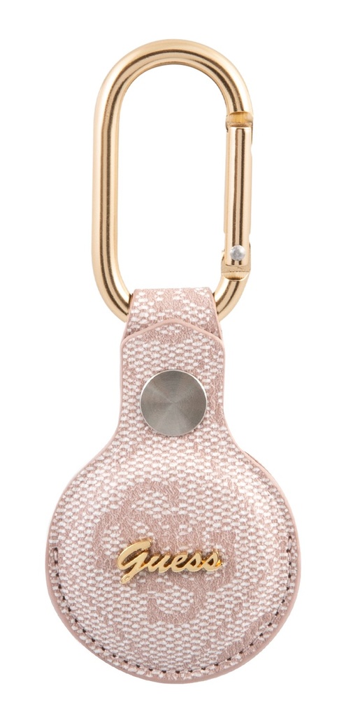 GUESS FUNDA  AIRTAG SCRIPT ROSA