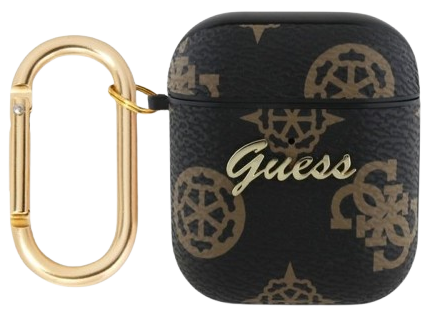 GUESS FUNDA 4G HOOK AIRPODS 1/2 NEGRO