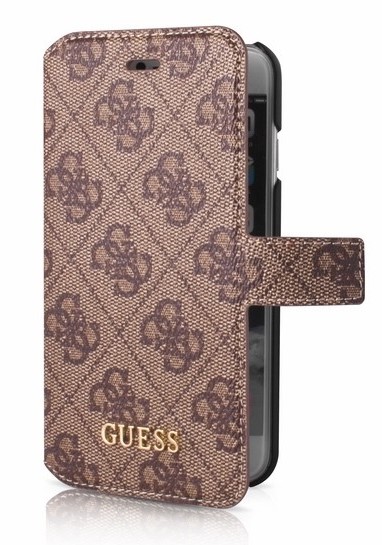GUESS FUNDA 4G IPHONE XS MAX MARRON