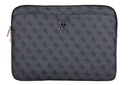 GUESS FUNDA 4G ZIPPER PORTATIL 13"- 14" NEGRO