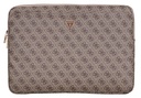 GUESS FUNDA 4G ZIPPER PORTATIL 15"- 16" MARRON