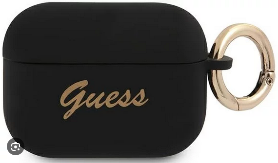 [GUAPSLSMK] GUESS FUNDA SCRIPT SILICONA AIRPODS PRO NEGRO