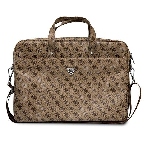 GUESS MALETIN 4G HOT STAMP UNIVERSAL PORTATILES 13-16 MARRON