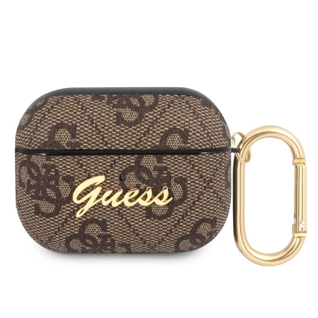 GUESS FUNDA SCRIPT AIRPODS 3 MARRON