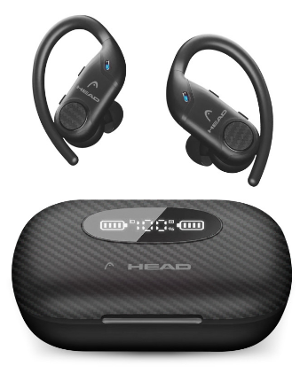 HEAD AURICULARES INALAMBRICOS TWS FLEX NEGRO