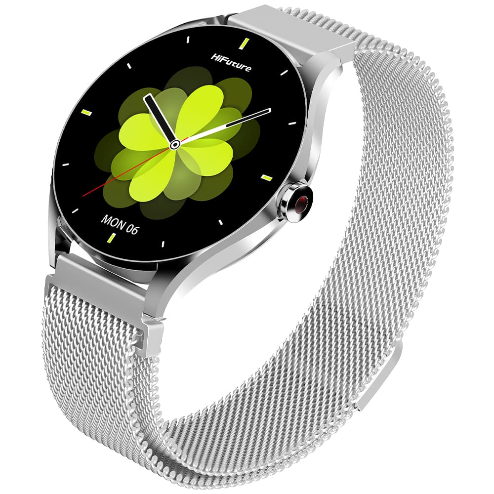 [HIFUA2S] HIFUTURE SMARTWATCH AURA 2 PLATA