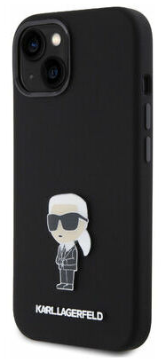 KARL LAGERFELD CARCASA SILICON IKONIK IPHONE 15 PLUS