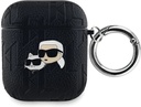 KARL LAGERFELD FUNDA K&C HEAD PIN AIRPODS 1/2 NEGRO