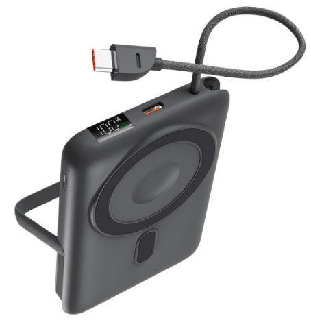 [BPB10PD22INTSG] KSIX BATERIA AUXILIAR MAGNETICA 10000mAh / PD 22,5W / USBc / SOPORTE