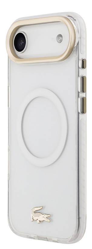 [LCHMP17MUFWAH] LACOSTE CARCASA MAGSAFE SHOCKPROOF IPHONE AIR DORADO/BLANCO