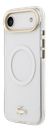 LACOSTE CARCASA MAGSAFE SHOCKPROOF IPHONE AIR DORADO/BLANCO