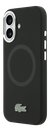 LACOSTE CARCASA MAGSAFE SILICONE CROC IPHONE 17 NEGRO