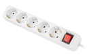 LANBERG REGLETA 5 TOMAS CON INTERRUPTOR 3M BLANCO