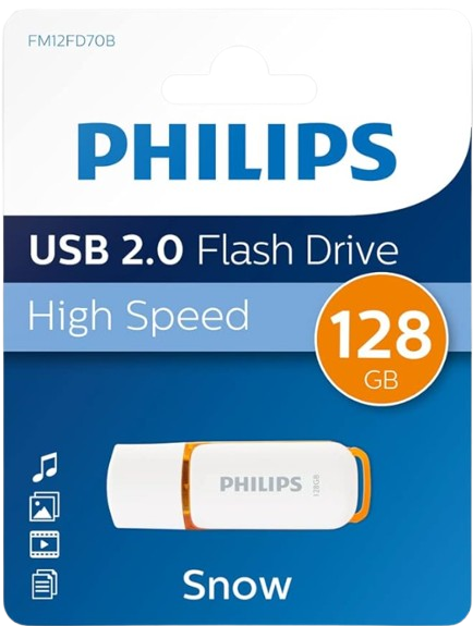 PHILIPS PENDRIVE 128GB SUNRISE ORANGE