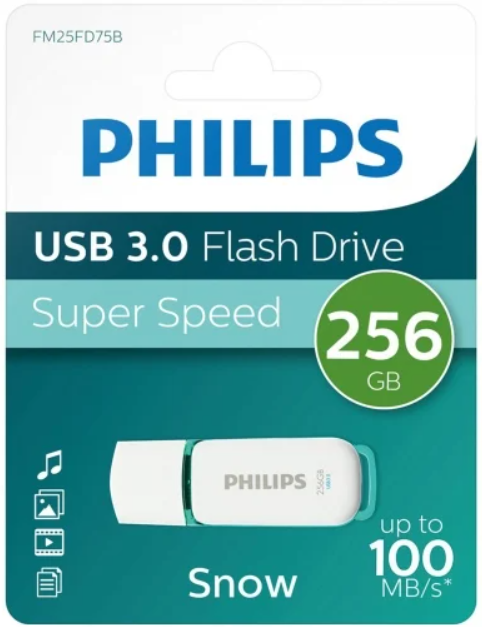 [FM25FD75B] PHILIPS PENDRIVE 3.0 SNOW SPRING GREEN 256GB