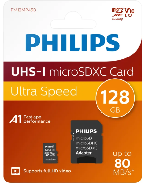 PHILIPS TARJETA MICRO SDXC 128GB