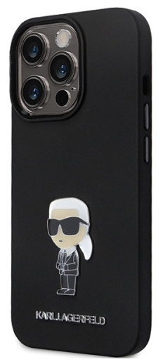 KARL LAGERFELD CARCASA SILICONE IKONIK PIN IPHONE 14 PRO MAX