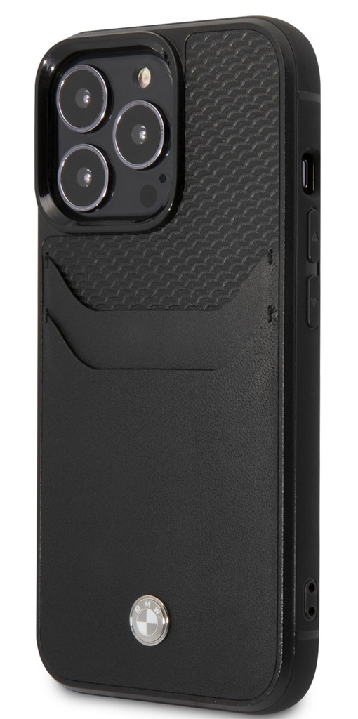 BMW carcasa CARD iphone 14 PLUS NEGRO
