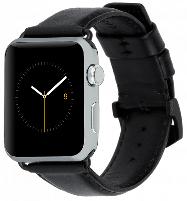 [CM032800] CASE-MATE CORREA PIEL APPLE WATCH 42/44/45mm NEGRO