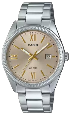 [MTP1302DD9A] CASIO RELOJ MTP-1302DD-9A ESFERA CHAMPAN / CORREA ACERO