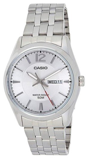 [MTP1335D7A] CASIO RELOJ MTP-1335D-7A ESFERA BLANCA / ACERO
