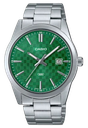 CASIO RELOJ MTP-VD03D-3A1 ESFERA VERDE CORREA ACERO