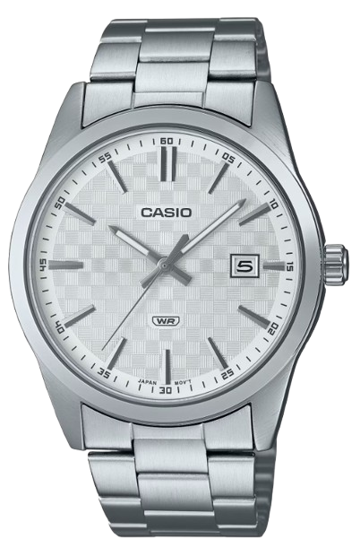 [MTPVD03D7A] CASIO RELOJ MTP-VD03D-7A ESFERA BLANCA / CORREA ACERO