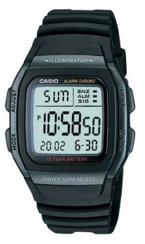 [W96H1B] CASIO RELOJ W-96H-1B NEGRO