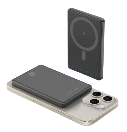 [DSTSSMPDM5G] DEVIA BATERIA AUXILIAR MAGSAFE MINI METAL 5000mAh GRIS