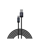 DEVIA CABLE GRACIOUS USB A - TIPO C 2A V2 1M NEGRO