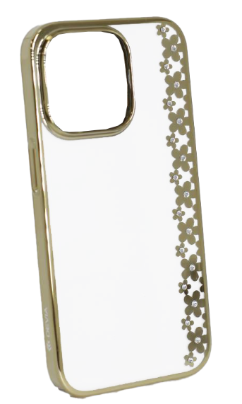 [DTCLIP14PG] DEVIA CARCASA CLOVER IPHONE 14 PRO ORO