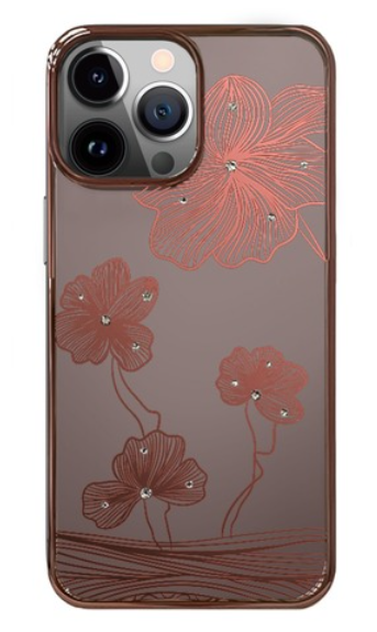 [DSTCFSC13P] DEVIA CARCASA CRYSTAL FLORA IPHONE 13 PRO ORO ROSA