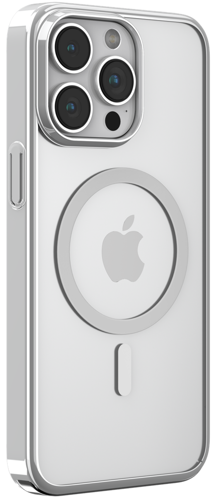 [DSTGMIP16PS] DEVIA CARCASA GLIMMER MAGSAFE IPHONE 16 PRO PLATA