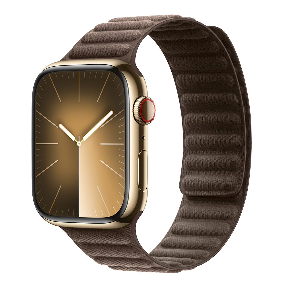 DEVIA CORREA MAGNETIC FIBER APPLE WATCH 38/40/41MM MARRON
