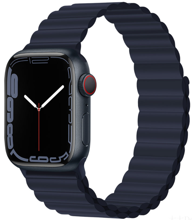 [DSTWBMS40A] DEVIA CORREA MAGNETIC SILICONE APPLE WATCH 38/40/41mm AZUL