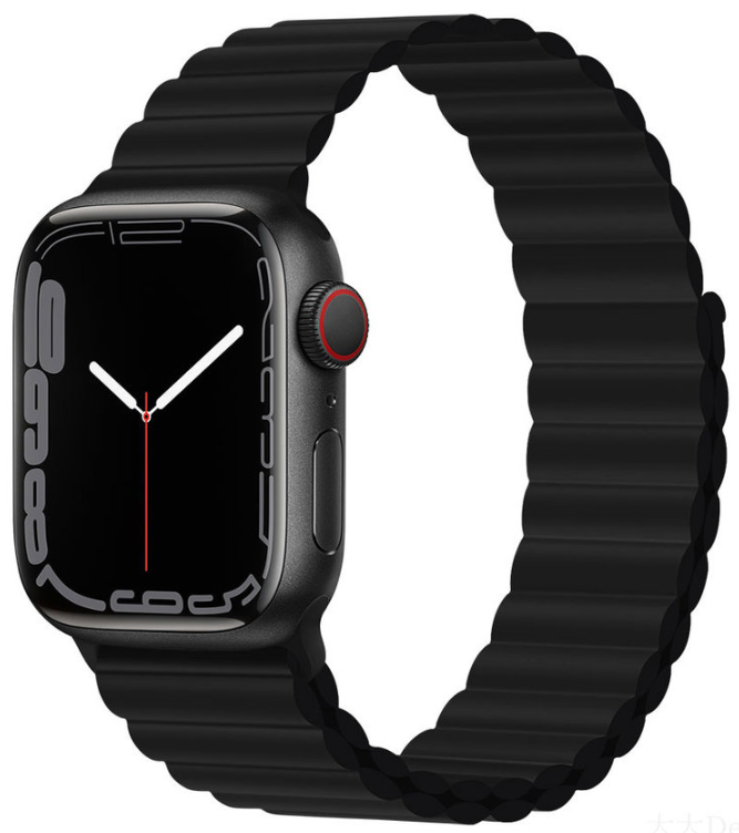 [DSTWBMS40B] DEVIA CORREA MAGNETIC SILICONE APPLE WATCH 38/40/41mm NEGRO