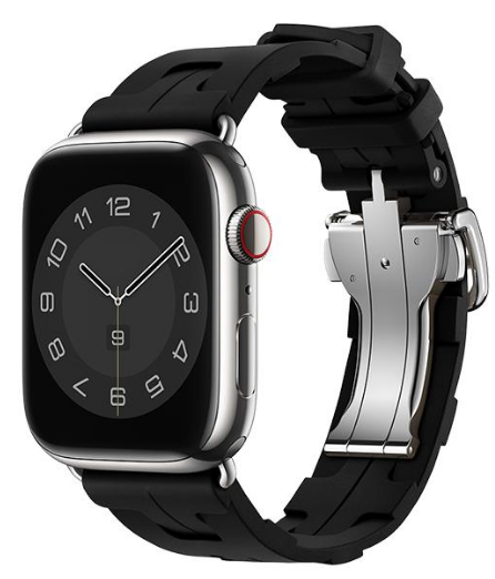 [DSTWBSD40BK] DEVIA CORREA SILICONE DELUXE APPLE WATCH 38/40/41mm NEGRO