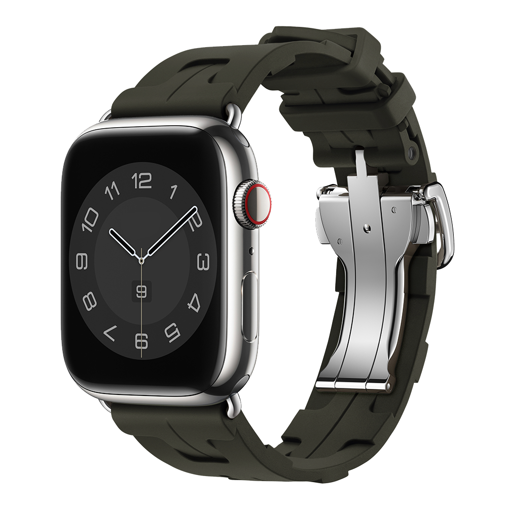 [DSTWBSD40K] DEVIA CORREA SILICONE DELUXE APPLE WATCH 38/40/41mm VERDE