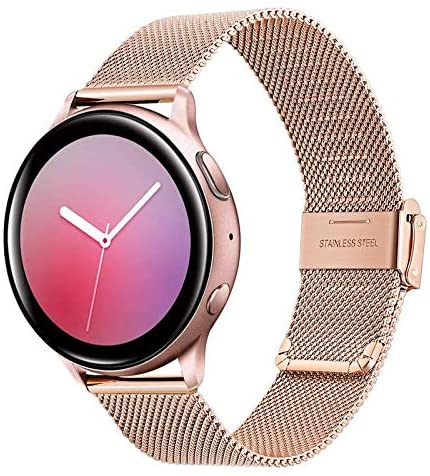 DEVIA CORREA MILANESA SAMSUNG/ HUAWEI/ AMAZFIT ORO ROSA 22mm.