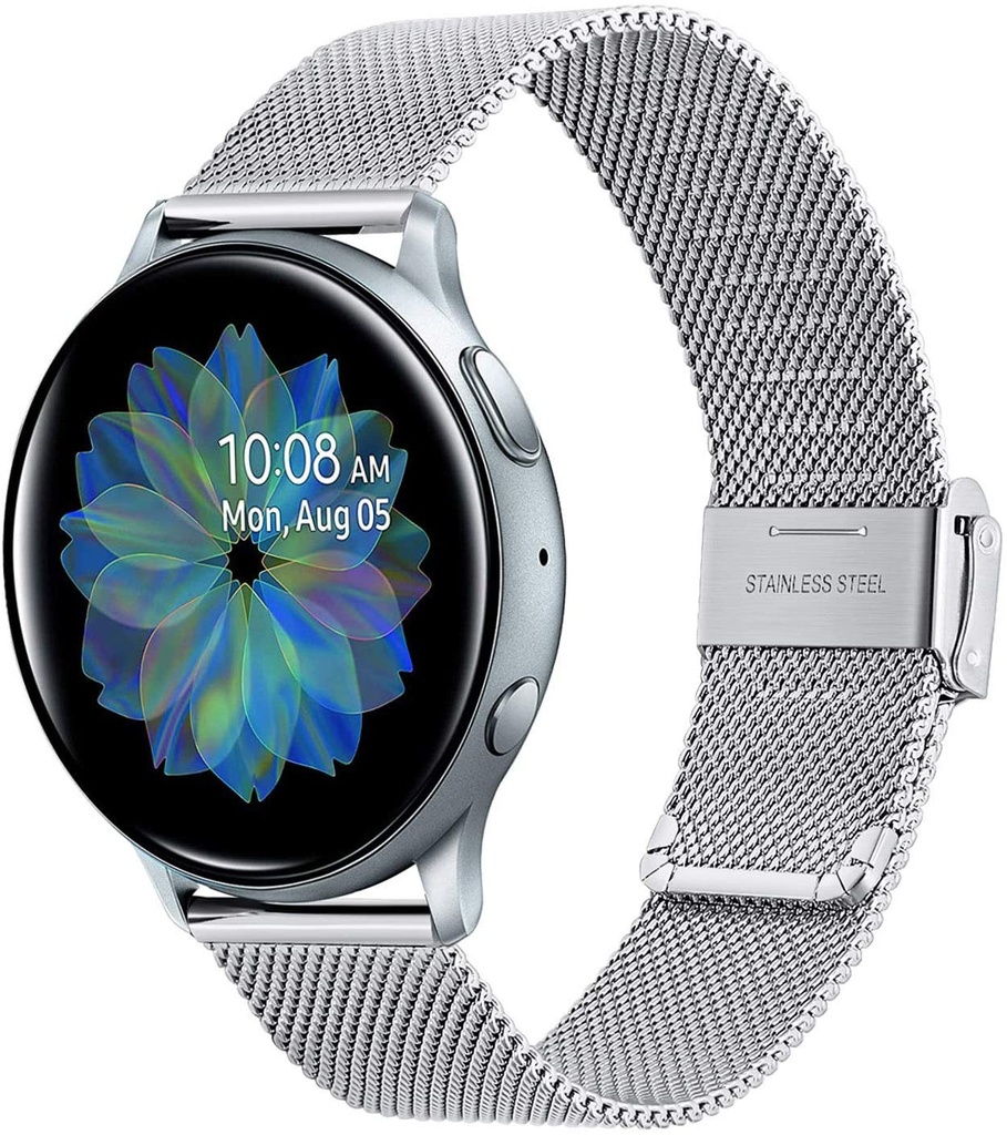 DEVIA CORREA MILANESA SAMSUNG/ HUAWEI/ AMAZFIT PLATA 22mm.