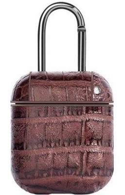 DEVIA funda LUX airpods MARRON