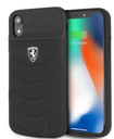 FERRARI FUNDA CON BATERIA 4000 mAh IPHONE XR NEGRO
