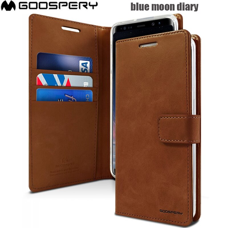 [GBMD10SBR] GOOSPERY FUNDA BLUEMOON SAMSUNG A10S MARRON