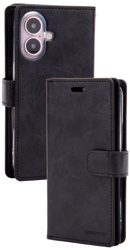 GOOSPERY FUNDA MANSOOR MAGSAFE IPHONE 17e/16e NEGRO
