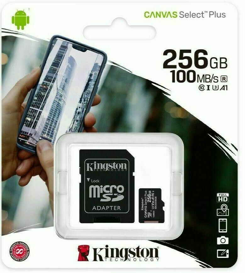 KINGSTON  TARJETA MEMORIA MICRO SD 256GB